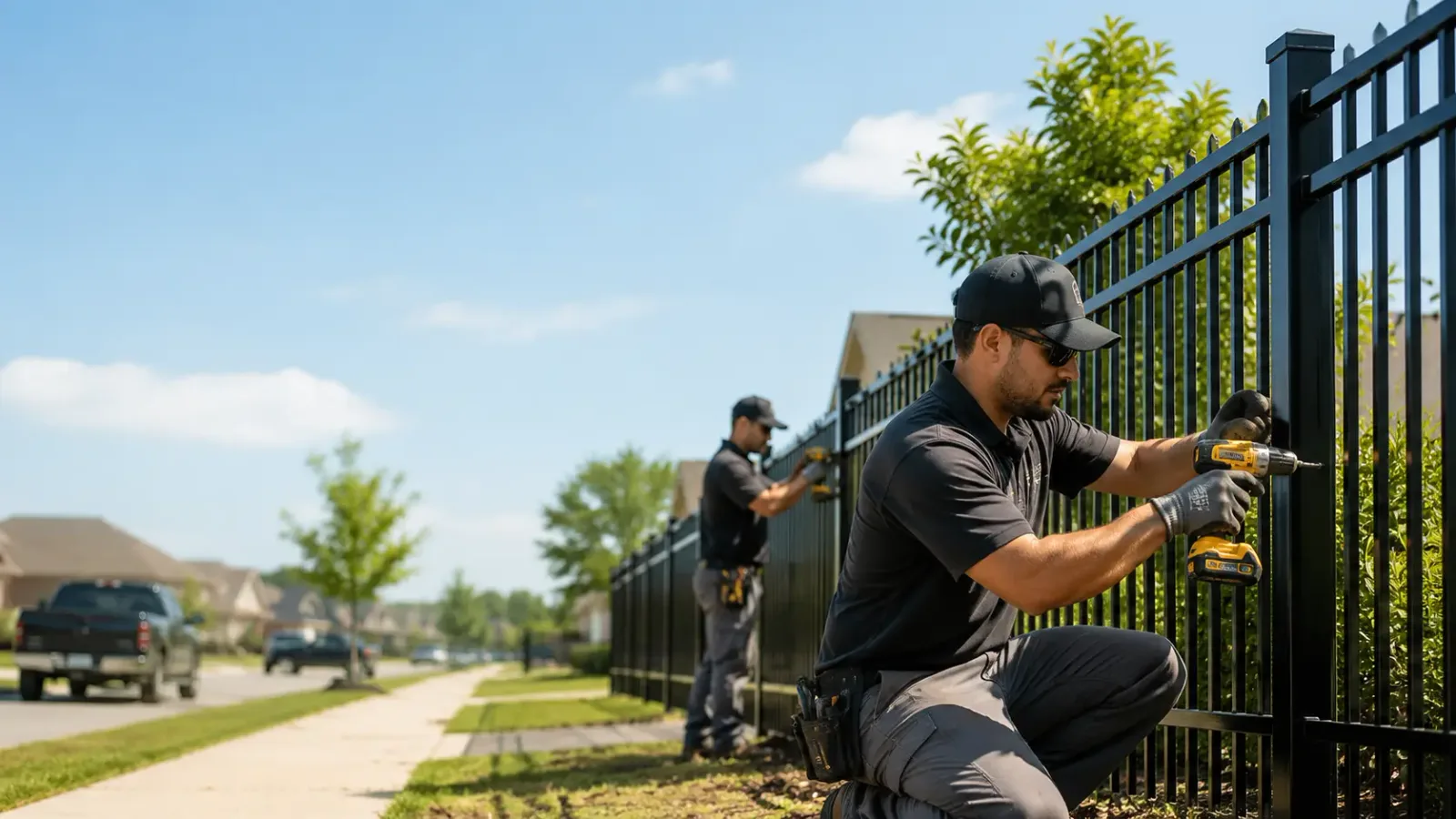 Metal Fence Installation in Chandler, IN